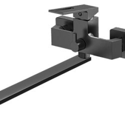 40 Смеситель для ванны с длин. изливом 350мм  (графит) СВ8240