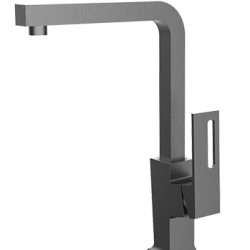 40 Смеситель для кухни с гайкой (графит) СВ3640