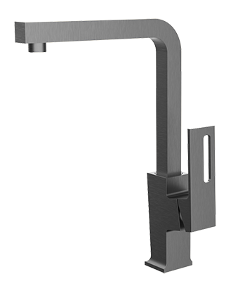 40 Смеситель для кухни с гайкой (графит) СВ3640