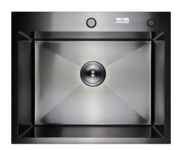 Мойка нерж.премиум класса B6050-R  Графит "MARRBAXX" с круглым  отверстием