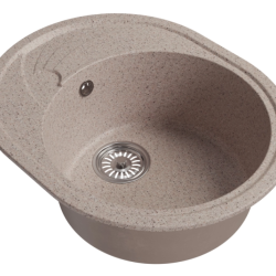 Мойка ML-GM17 КОМФОРТ овальная с крылом, песочная (302), 580*470*180мм